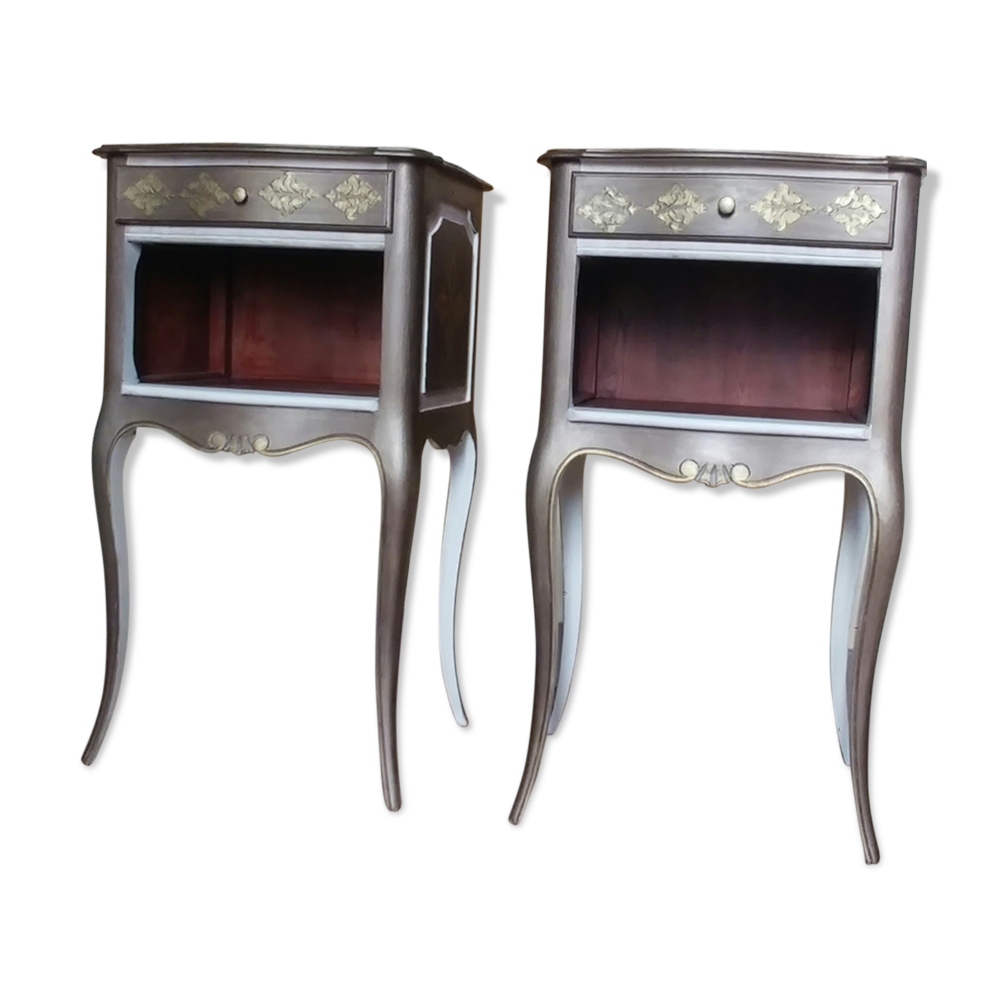 LouisXV-style bedside pair