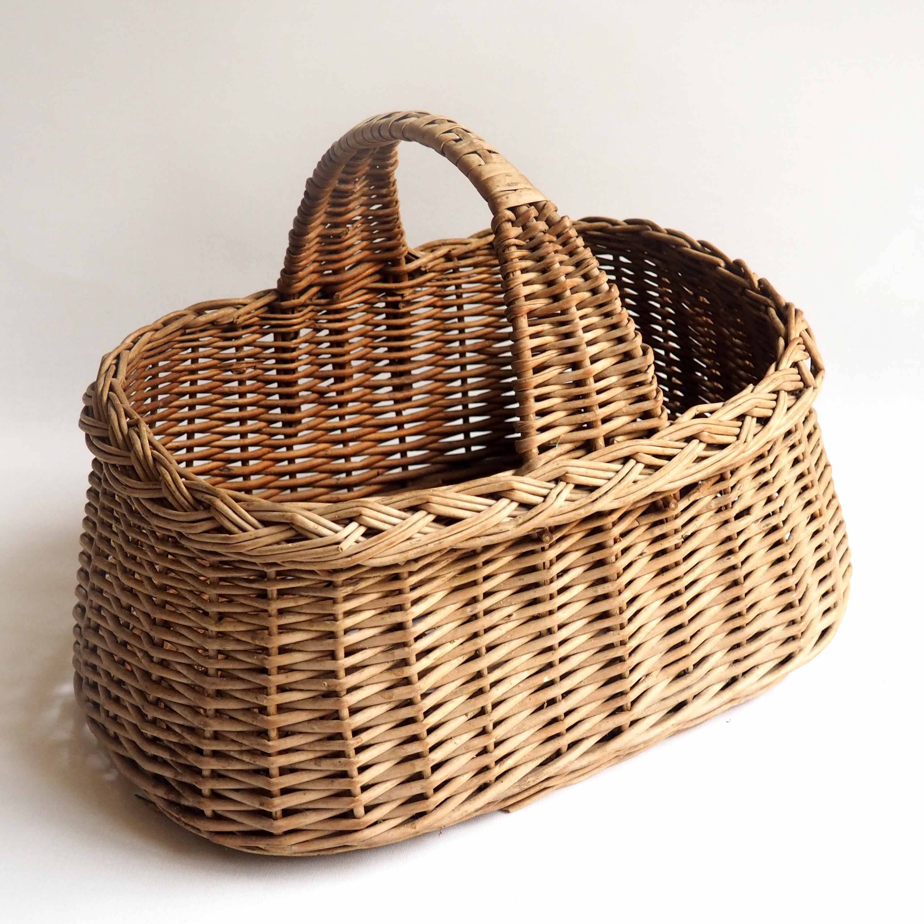 Old rattan basket