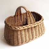 Old rattan basket