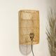 Applique murale en rotin naturel
