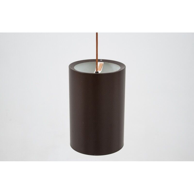 Black industrial ceiling lamp