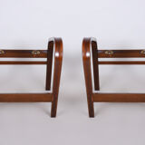 Art Deco Armchairs, 1930s Czechia. Beech, Designed by Koželka and Kropáček