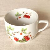 Matching mazagran and cup - paris porcelain