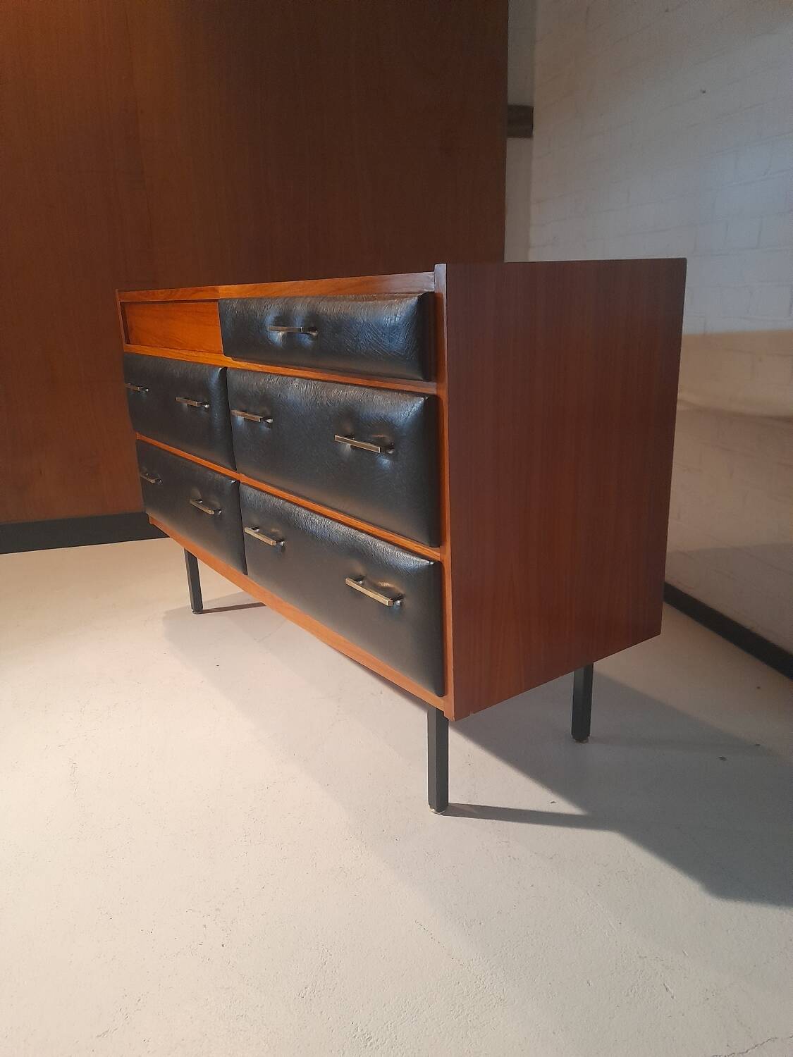 vintage teak dressing table