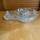 Old walther-glas pocket video vintage moulded crystal rose basket