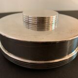 Christian Dior box with silver metal lid