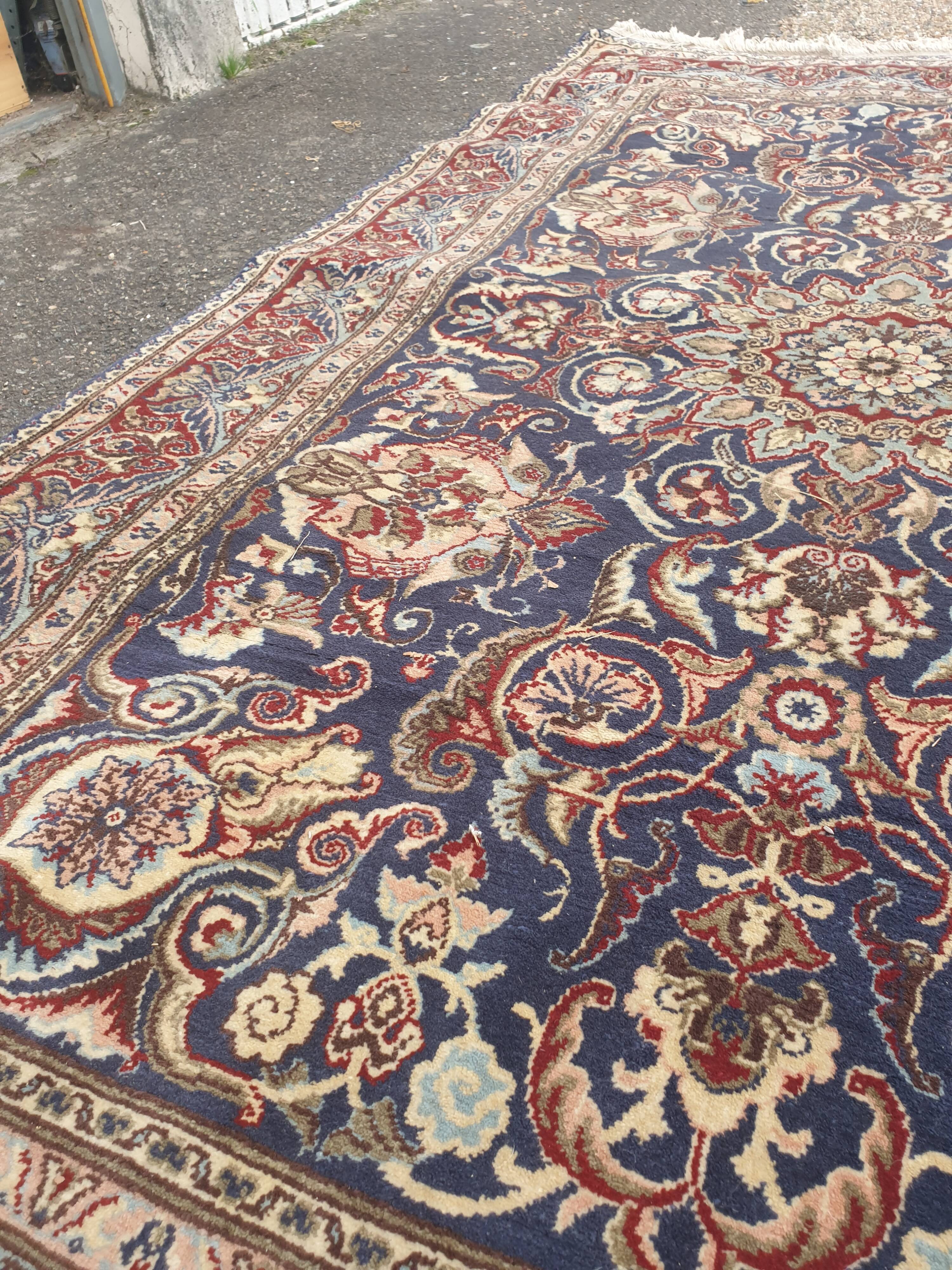 Persian silk wool rug