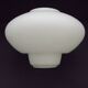 Large French Vintage Retro White Opaque Glass Pendant Ceiling Light Shade
