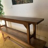 Pair of country benches.