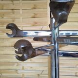 Vintage 60's chrome & bakelite coat rack