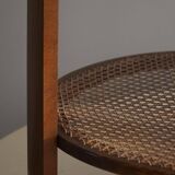 Modern Danish, Lacquered Beech Side Table, Fritz Hansen, "Model 1535", 1940s