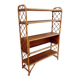 antique rattan shelf
