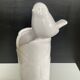 Vintage glazed ceramic vase