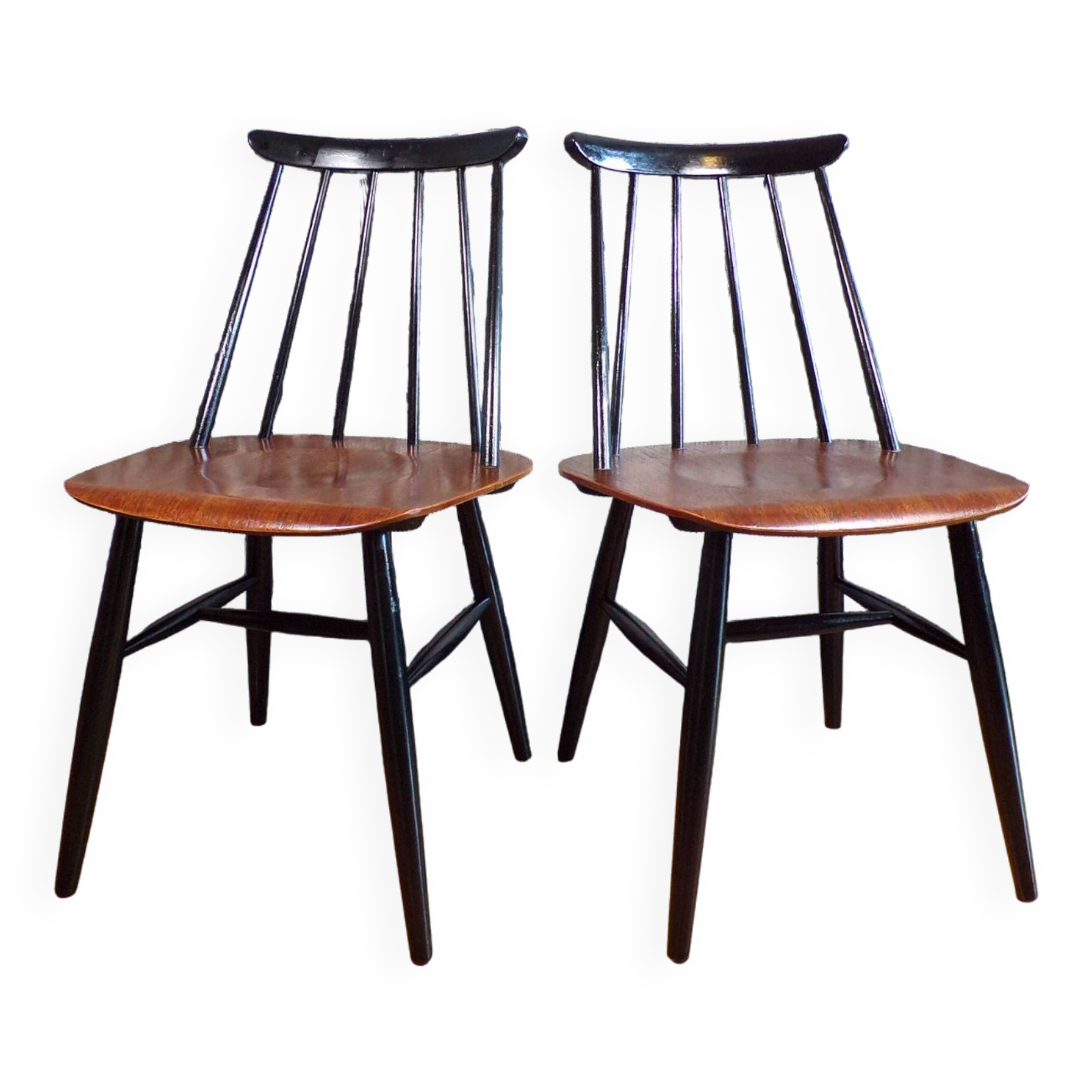 Paire de chaises Fanett par Ilmarii Tapiovaara pour Asco
