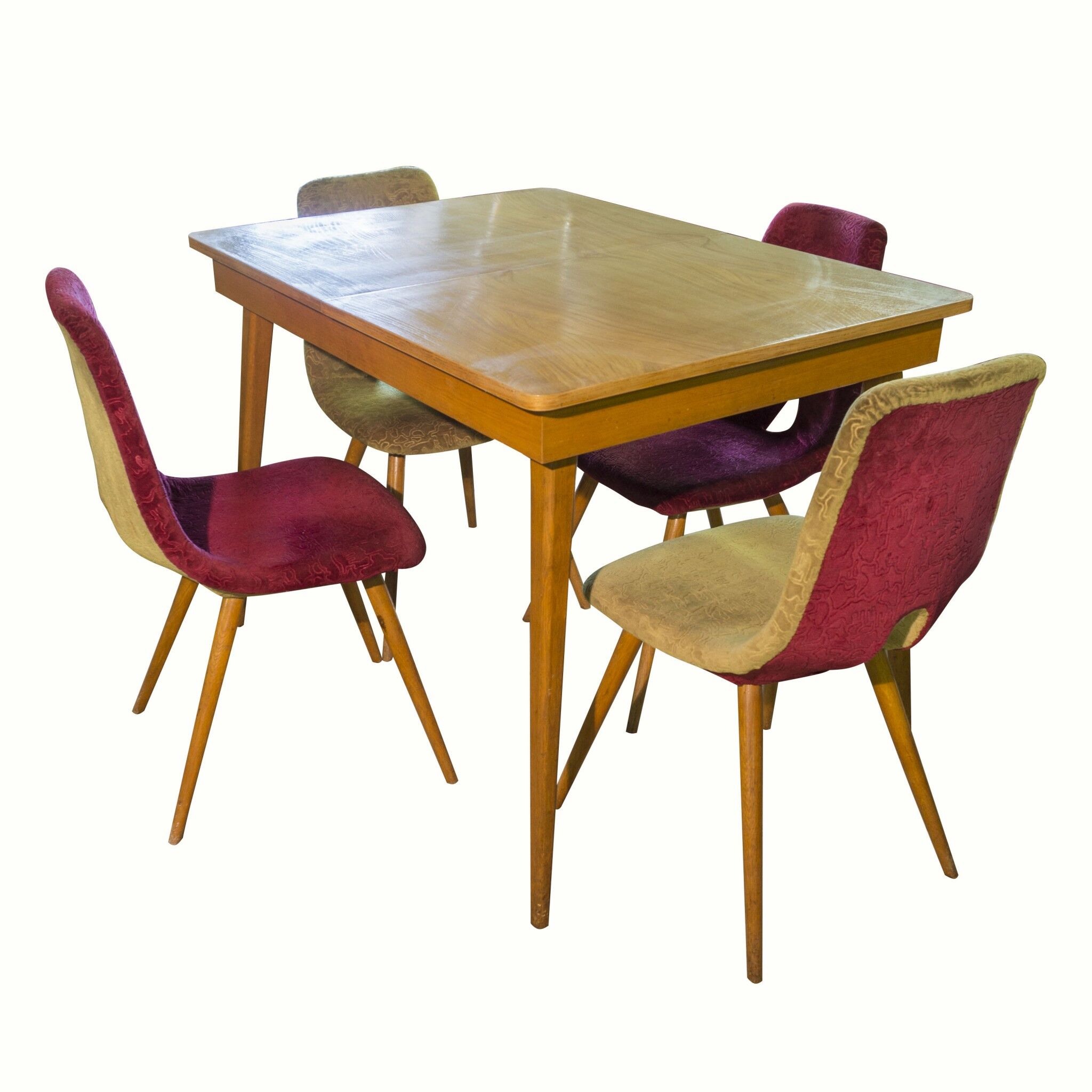 Set of four laminated chairs Miroslav Navratil