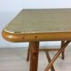 Table basse en rotin et osier