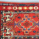 Vintage oriental velvet rug - 40cm x 62cm