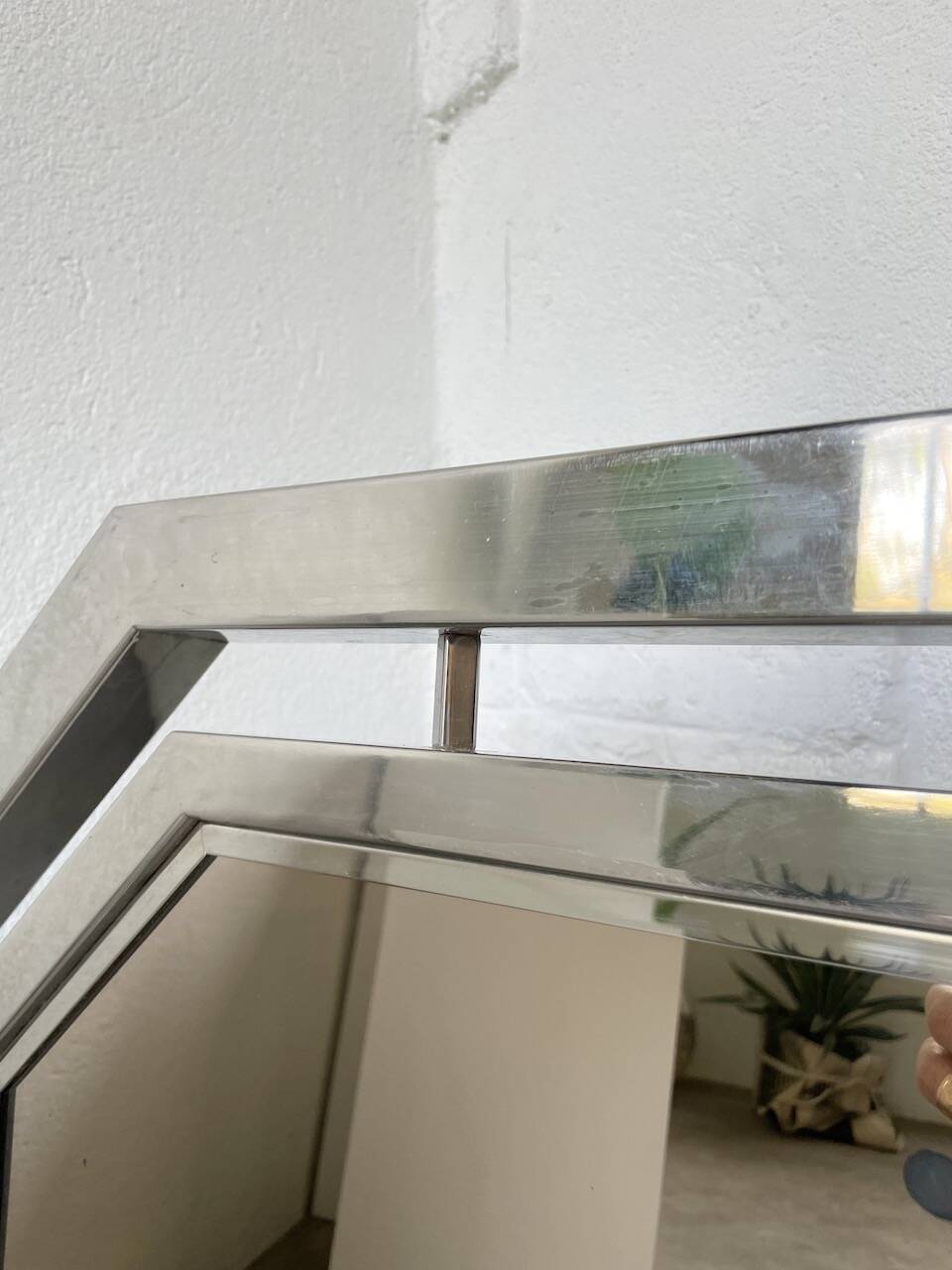 Art Deco Chrome Mirror