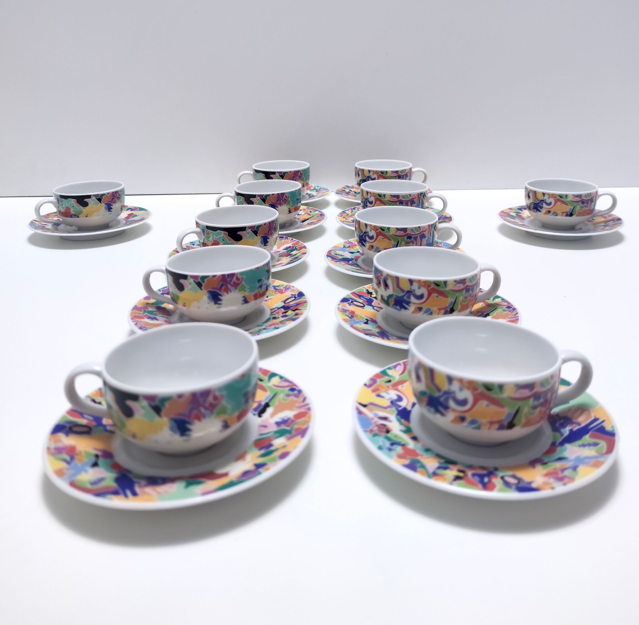 26-Piece Breakfast Set "La Bella Tavola" by Ettore Sottsass for Alessi, 1993