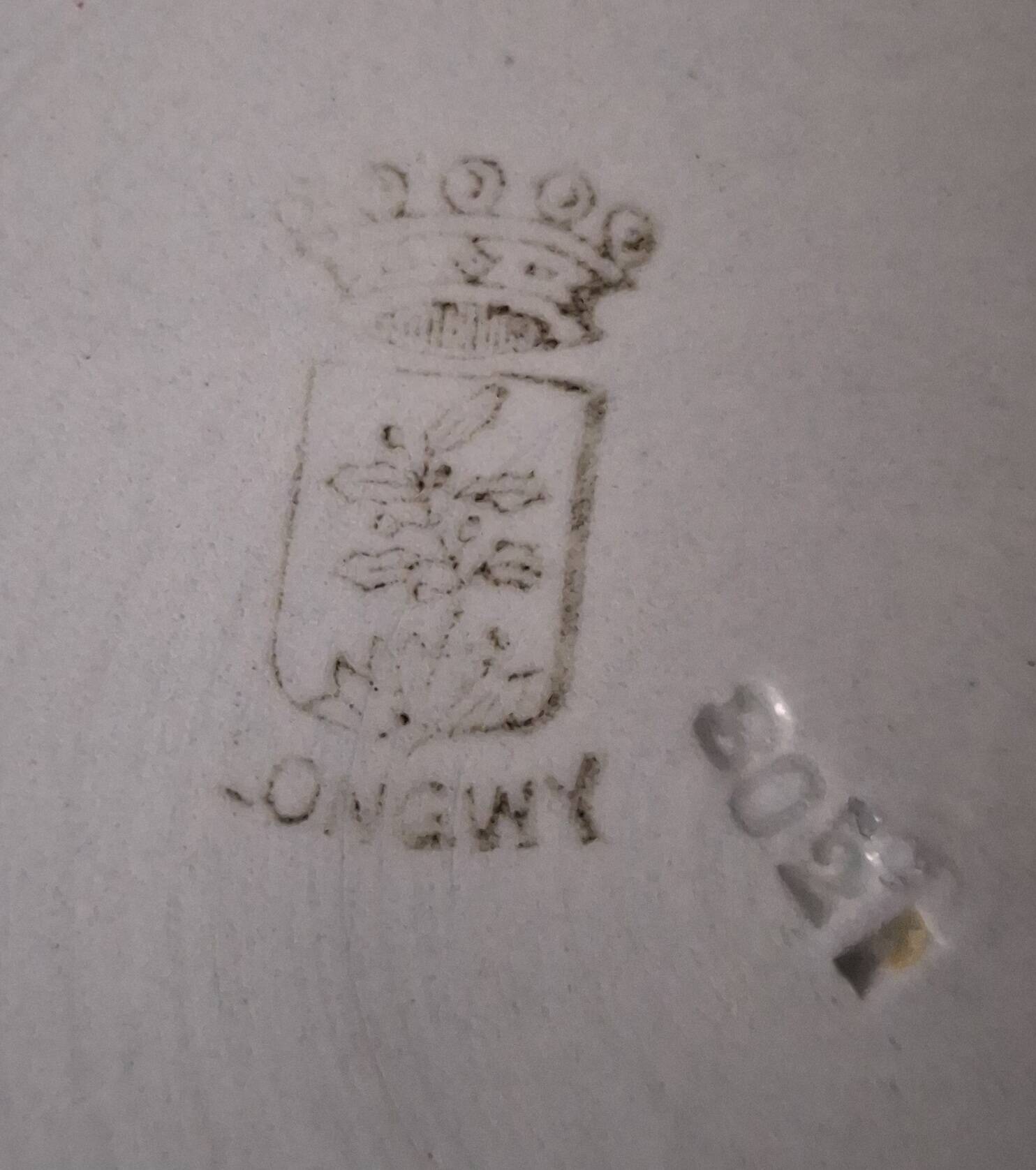 Longwy enamel cup Robin Redbreast