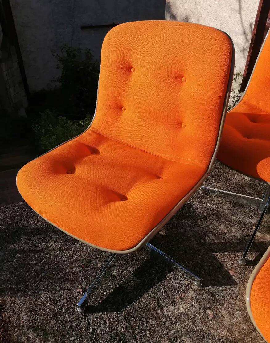 Fauteuil vintage de bureau steelcase strafor de randall buck