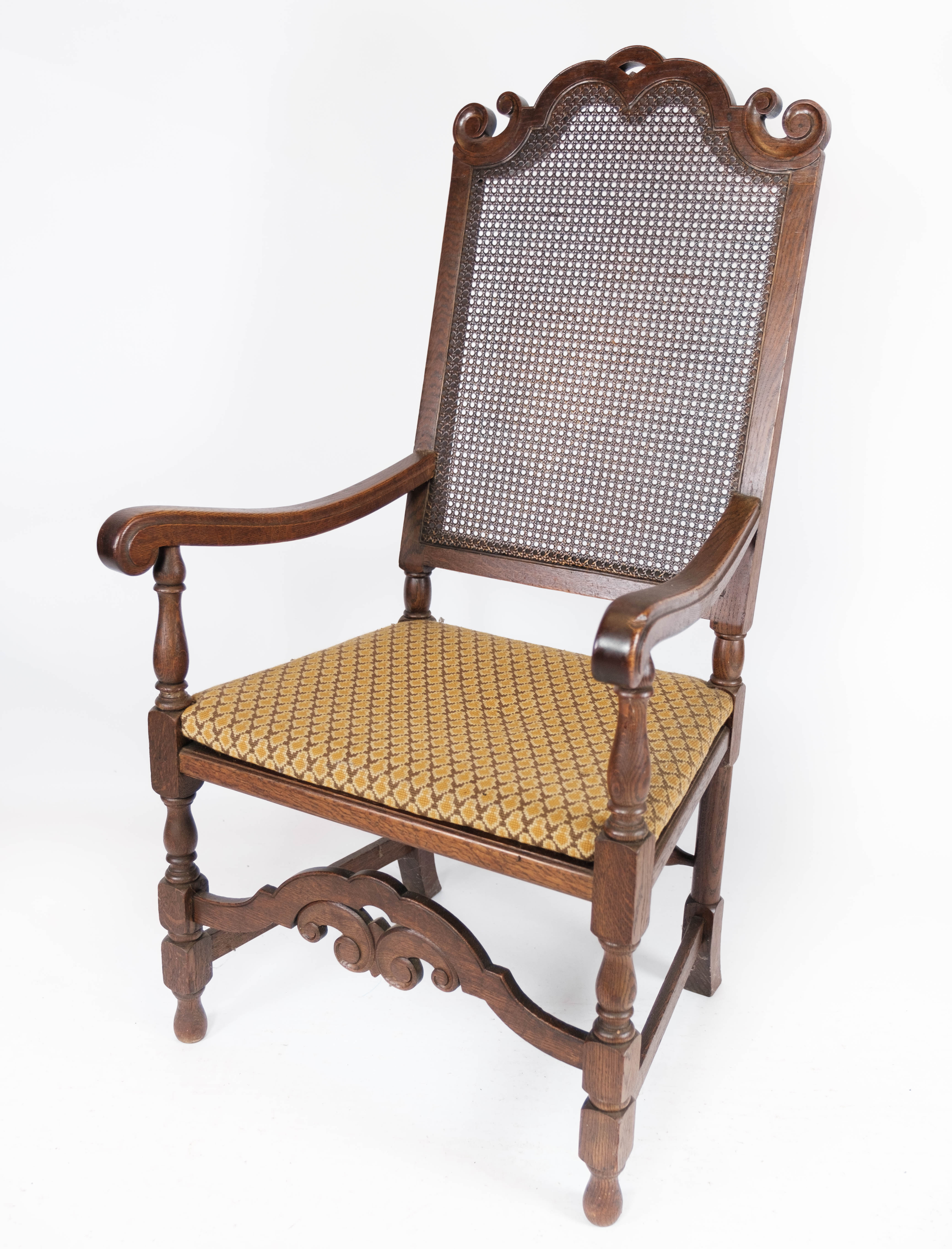 Antique armchair of oak, 1920s