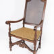 Fauteuil antique en chêne, années 1920