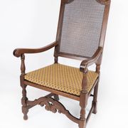 Fauteuil antique en chêne, années 1920
