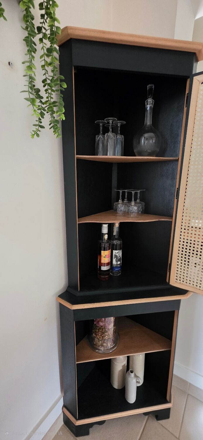 Cypress green sideboard