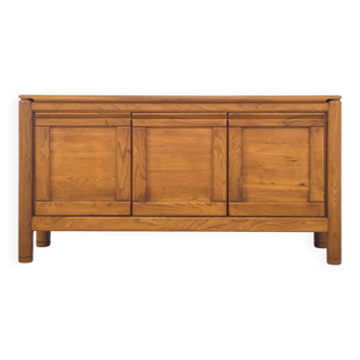 Enfilade en orme massif Maison Regain des années 1970