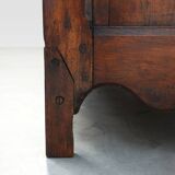 Rare French provincial carved cabinet or buffet with great patina, dated 18