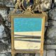 Trumeau mirror "To the Birds" in Louis XVI style, 19th century.