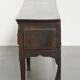 English antique oak sideboard with 3 drawers from the early 18th century