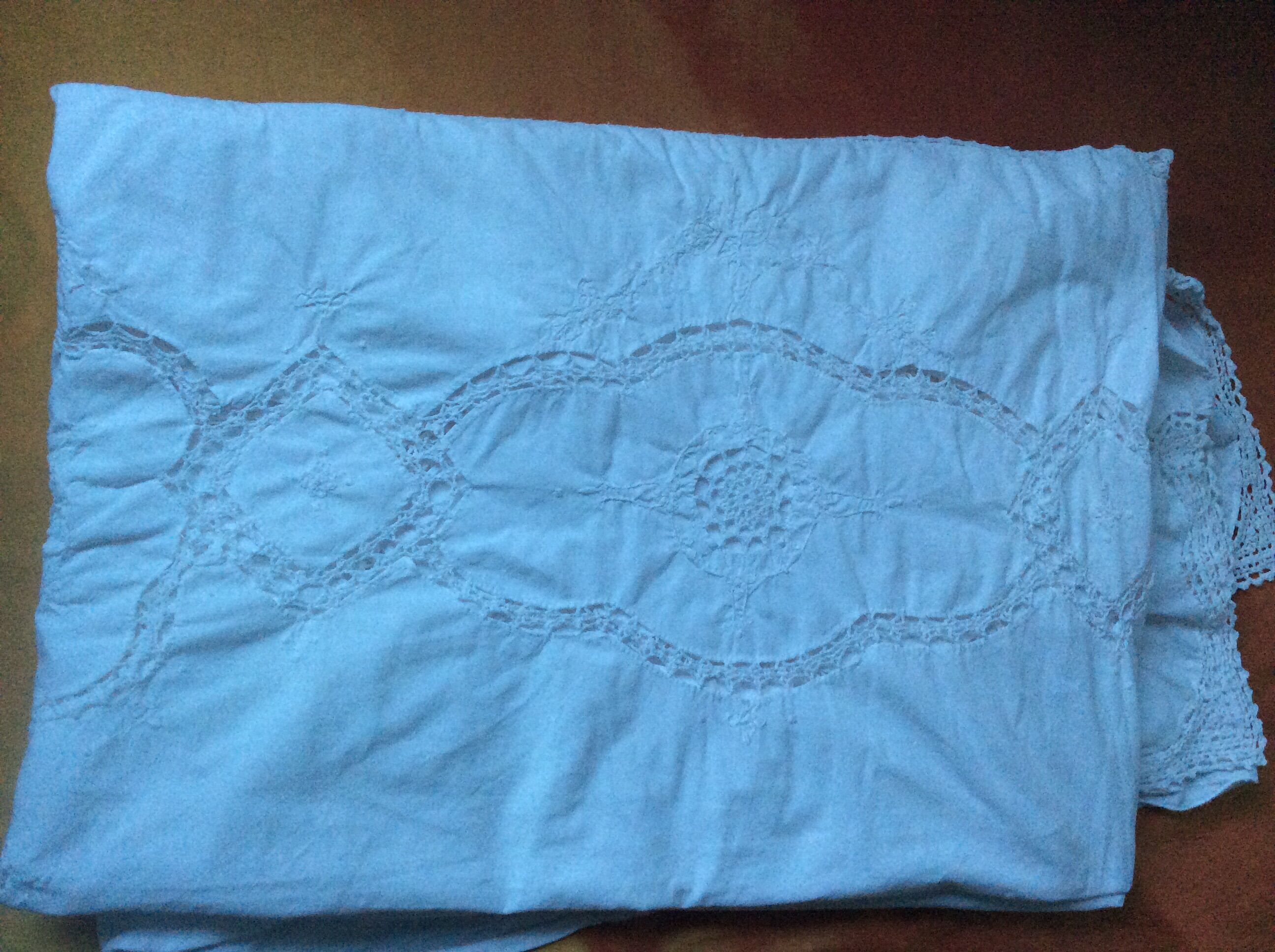 Embroidered tablecloth