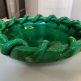 Cup of green ceramic Accolay