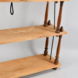 Wall shelf XIXth turned wood