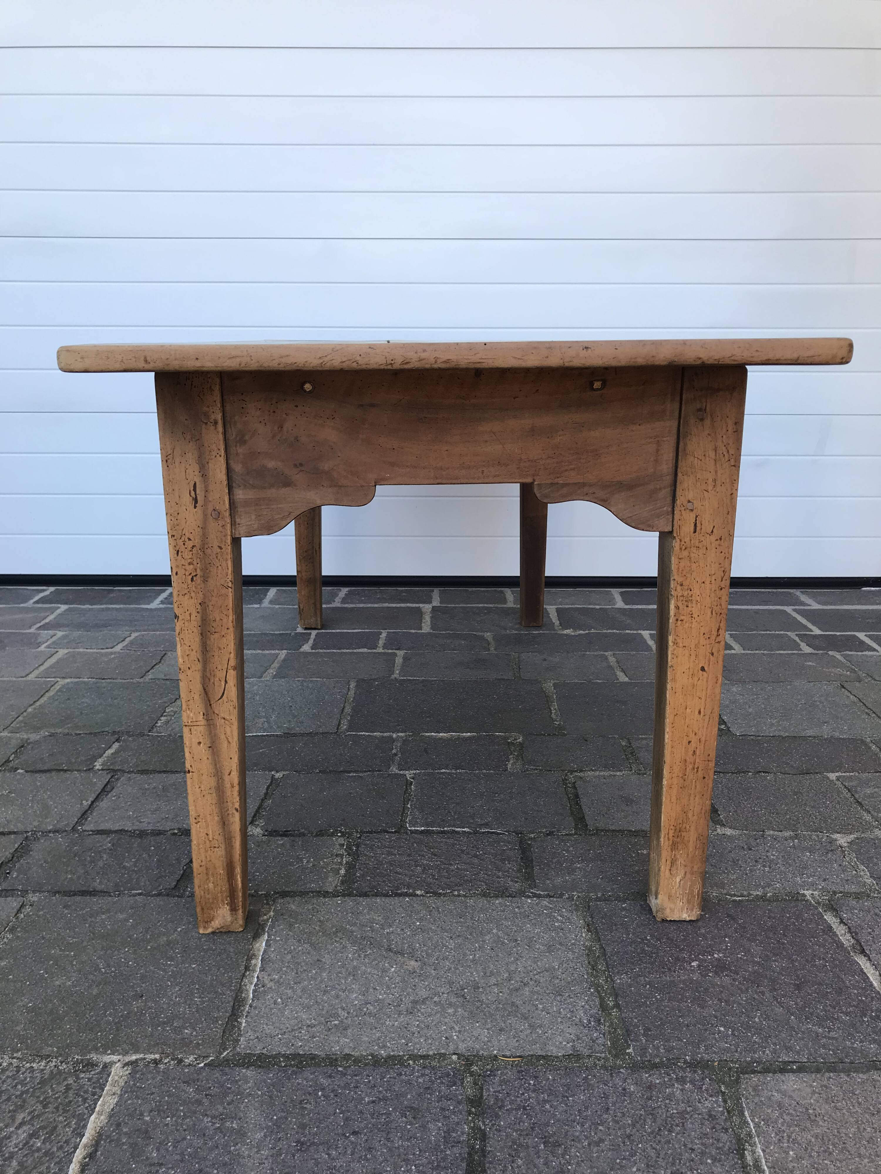 Walnut farmhouse table