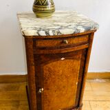 Marquetry bedside table