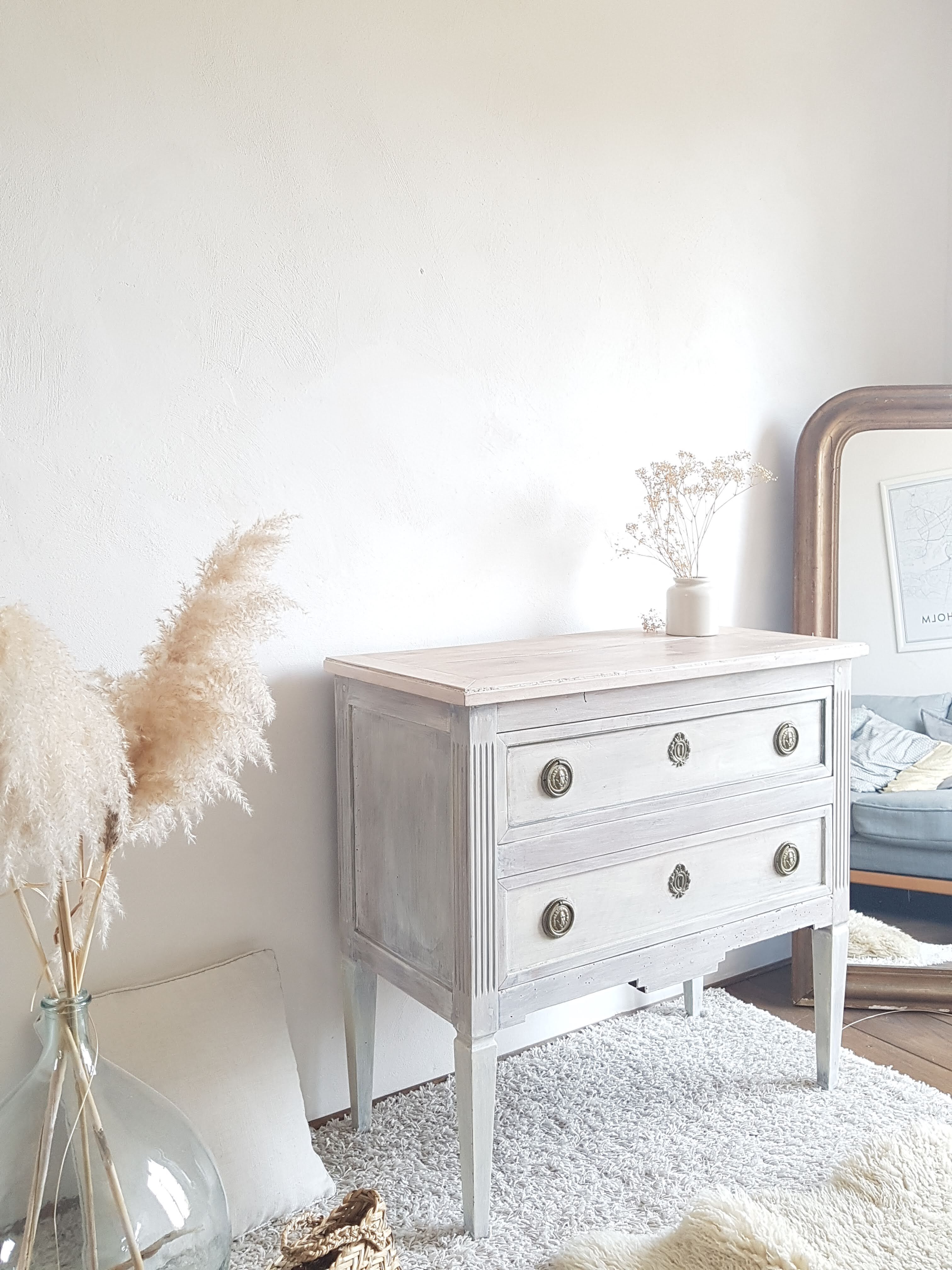 Old patinated dresser