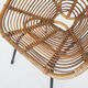 Rohe Noordwolde rattan lounge chair, The Netherlands 1950