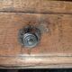 Rustic oak coffee table – Apothecary spirit – 19th century