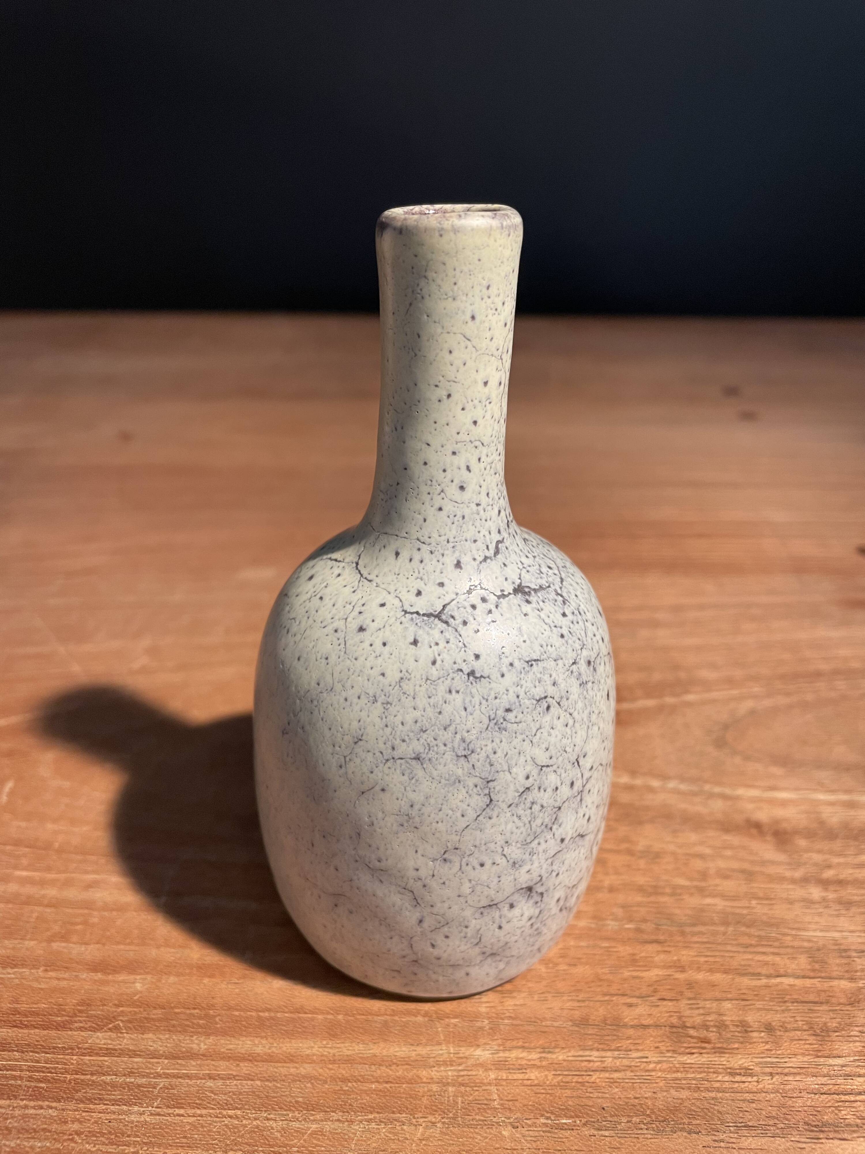 Small Vallauris vase with thin neck