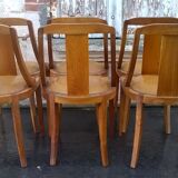 six Art Deco-era gondola chairs