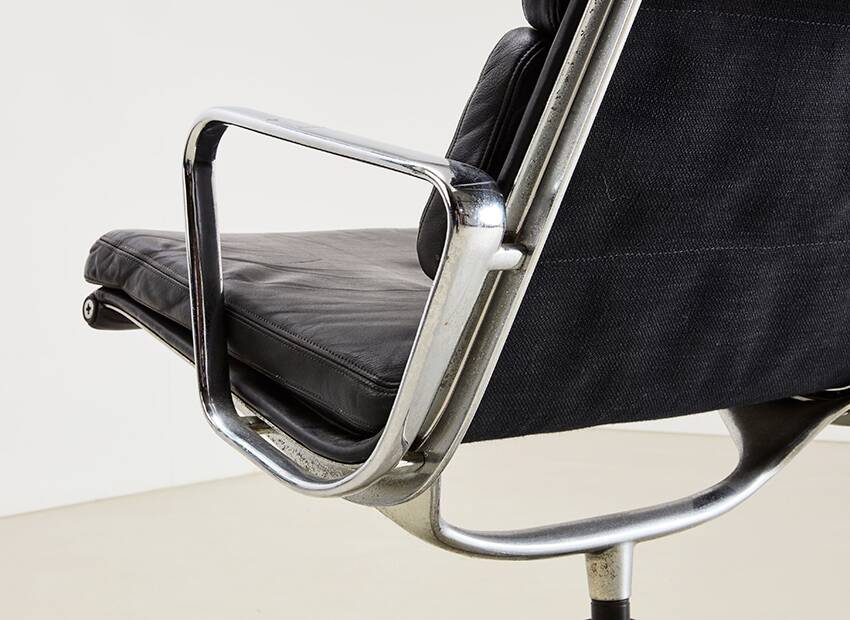 Charles & Ray Eames EA216 Soft Pad Lounge Chair for Herman Miller 1969