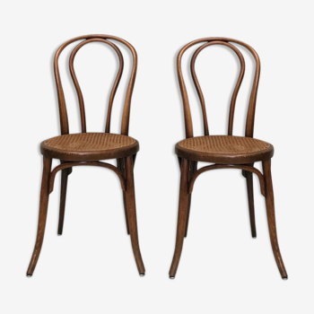 Pair of FISCHEL bistro chairs