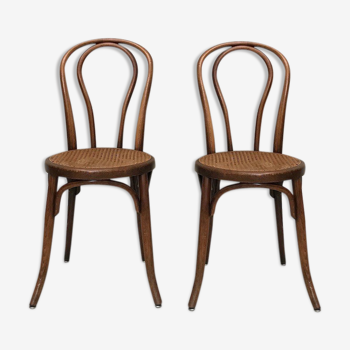 Paire de chaises bistrot Fischel