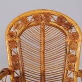 2 fauteuils bambou “wicker chairs”