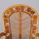 2 bamboo armchairs "wicker chairs"