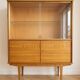 1960s wooden display cabinet