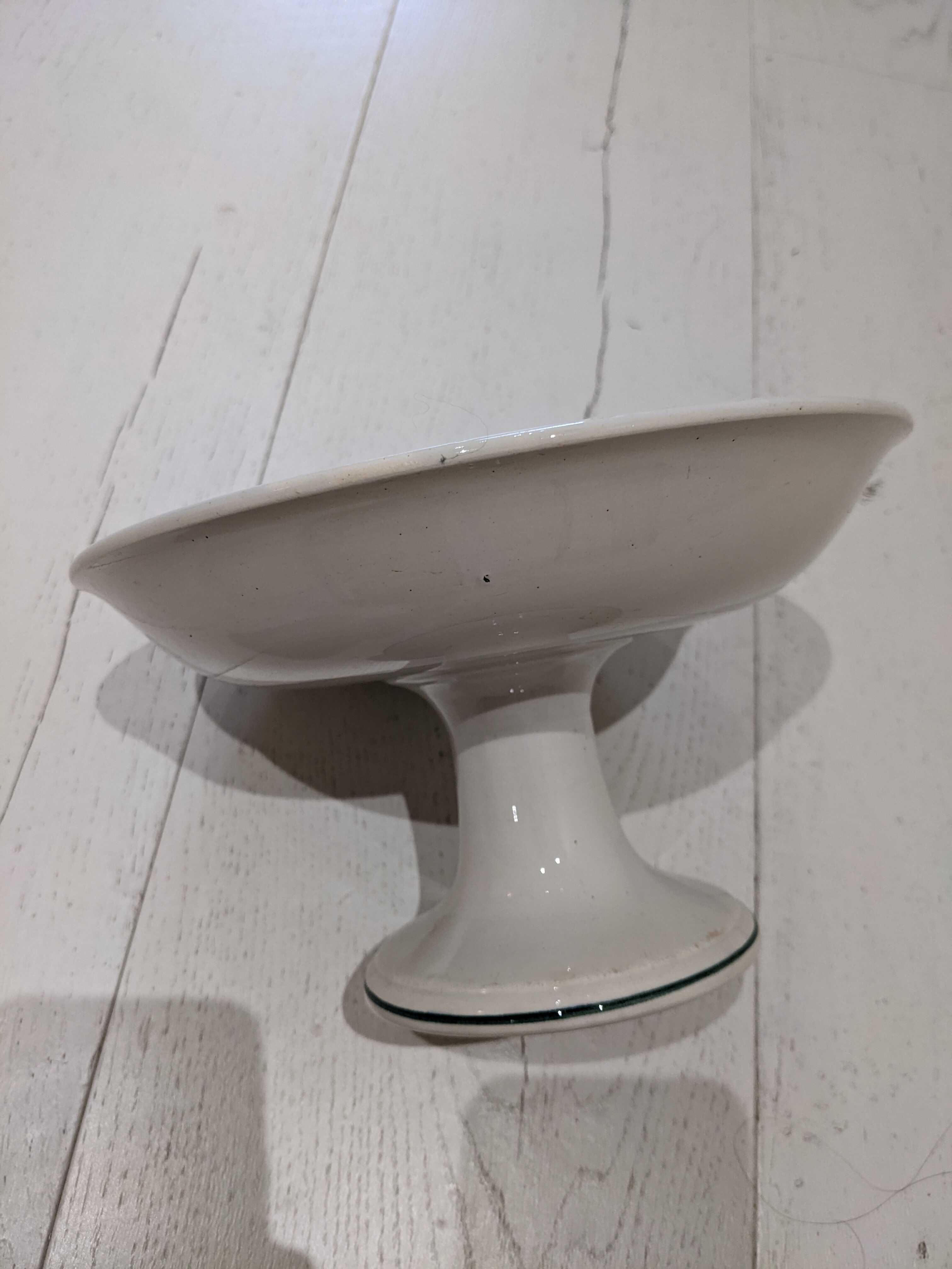 Compotier presentoire fruit cup biscuits iron earth Badonviller